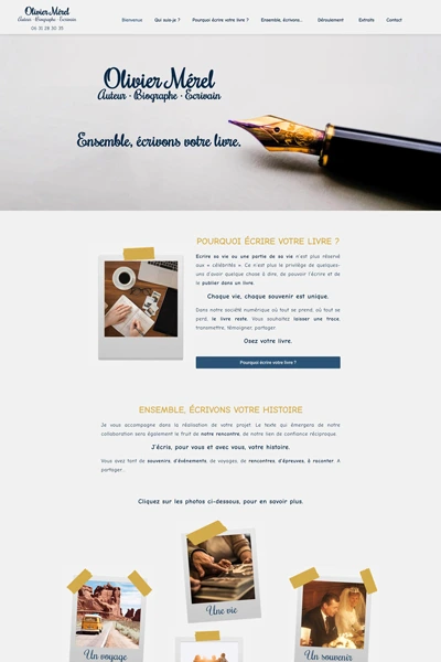 Olivier Mérel - Écrivain